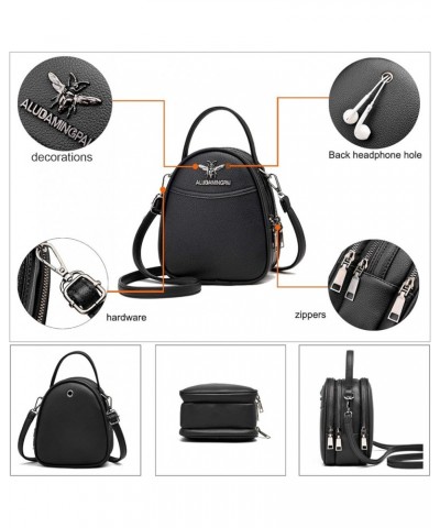 Small Crossbody Bags Shoulder Bag for Women Stylish Ladies Messenger Bags Purse and Handbags Wallet 12-1-black $10.19 Shoulde...