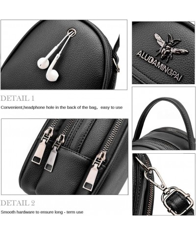 Small Crossbody Bags Shoulder Bag for Women Stylish Ladies Messenger Bags Purse and Handbags Wallet 12-1-black $10.19 Shoulde...