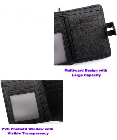 Adult Wallet Vertical Retro Multi Functional Zipper Buckle Small Change Purse Brown $11.00 Wallets