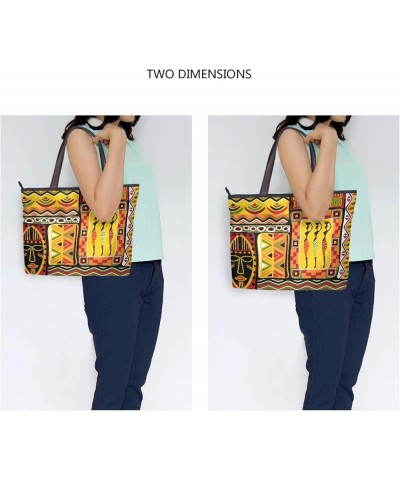 Large Tote Top Handle Bag, Women Zippered Handbag, Big Shoulder Hand Bags Multi 13 $13.33 Shoulder Bags