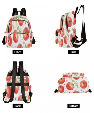 Tomato Fashion Backpack Purse Ladies Fashion Rucksack Travel Shoulder Bag Casual Daily Backpack Medium $21.82 Backpacks