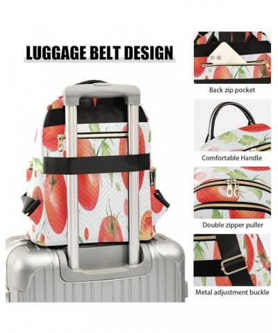 Tomato Fashion Backpack Purse Ladies Fashion Rucksack Travel Shoulder Bag Casual Daily Backpack Medium $21.82 Backpacks