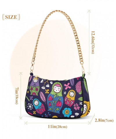 Cute Dolls and Flowers Shoulder Bags for Women, Mini Purse Small Shoulder Purses for Women Handbags Clutch Purse Trendy Purse...