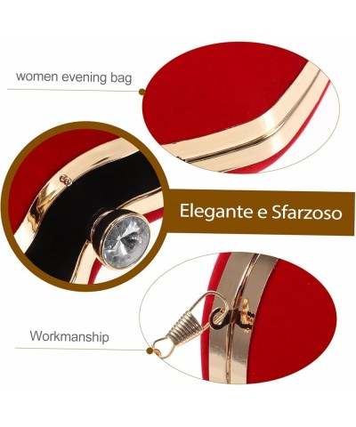 1pc Name Card Holder Business Cards Holder Womens Evening Bag Phone Purse for Women Lady Evening Bag Red $14.81 Evening Bags