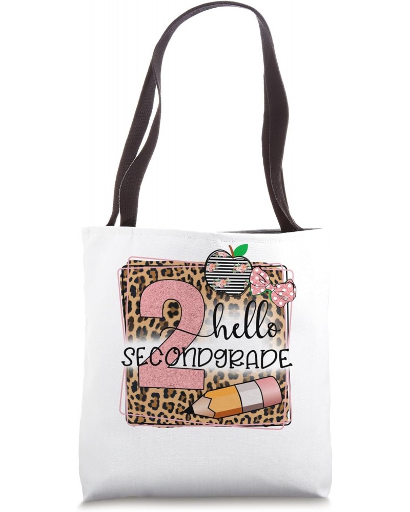 Hello Second Grade Back To School 2nd Grade Teacher Girls Tote Bag $10.10 Totes