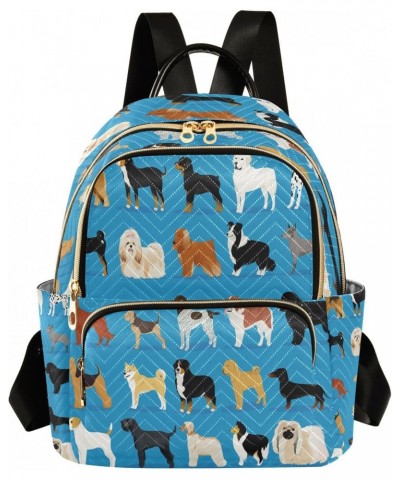 Lovely Puppy Dog Animal Women Backpack Purse Ladies Fashion Shoulder Bag Daypack Travel Bag 7.5L $13.64 Backpacks