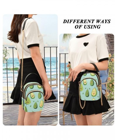 Crossbody Bags Crossbody Purse Chest Bag Cartoon Avocado for Women Trendy $13.76 Shoulder Bags