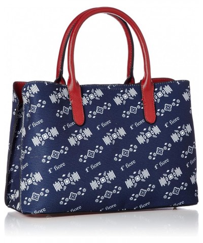 Fiore Canvas Print Bag 657 Red $33.61 Handbags