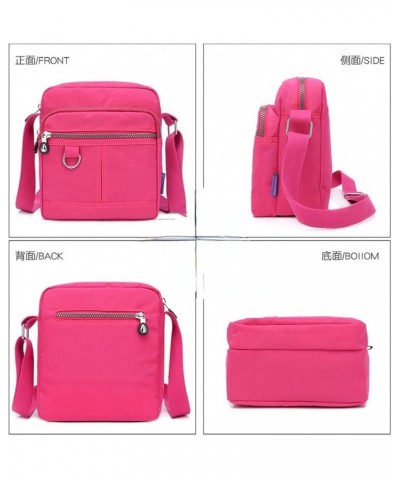 Nylon Bag for Women Men Crossbody Bag Sling Bag Lightweight Should Bag Small Handbag for Teens Grey $12.46 Crossbody Bags