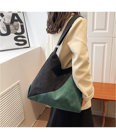 Women Large Capacity Corduroy Tote Bag Casual Messenger Bag Hobo Bag Crossbody Bag Shoulder Bag Handbag Pink $13.91 Totes