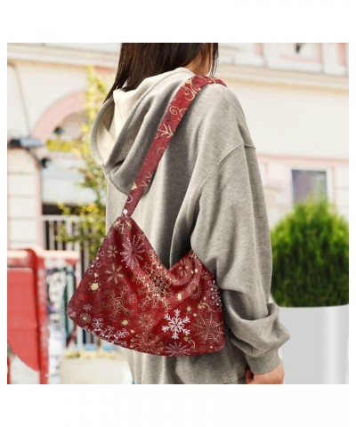 Cute Cartoon Sloth Womans Shoulder Bag, Handbag with Zipper, Medium Shoulder Bag for Women Christmas Red-1 $10.49 Shoulder Bags