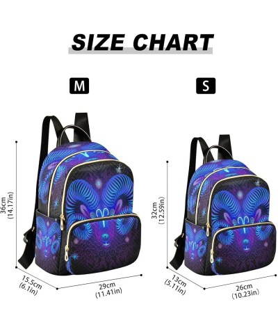 Fashion Backpack Mini Backpack Purse Casual Daily Backpack Aries for Travel for College Work Multi 2 Medium $17.81 Backpacks