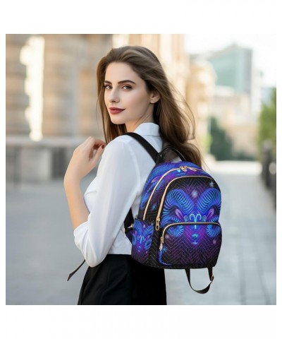 Fashion Backpack Mini Backpack Purse Casual Daily Backpack Aries for Travel for College Work Multi 2 Medium $17.81 Backpacks