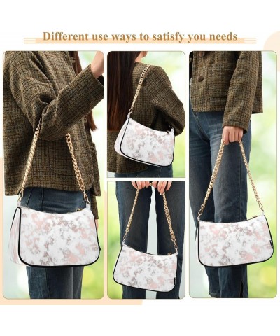 Shoulder Bags for Women Colorful Marble Texture Hobo Tote Handbag Small Clutch Purse with Zipper Closure Multi14 $16.73 Shoul...