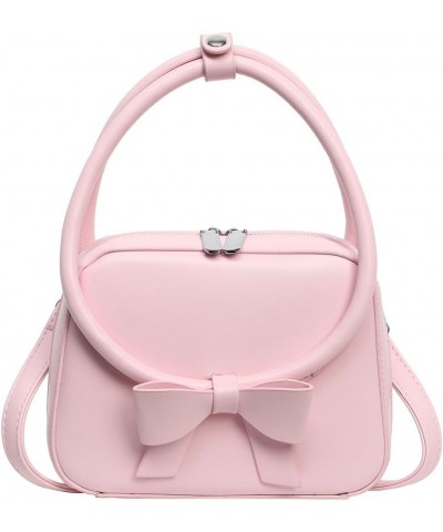 Women Casual Crossbody Bag PU Leather Simple Hobo Bag Adjustable Strap Versatile Sling Bag Ladies Daily Commute Bag Pink $12....