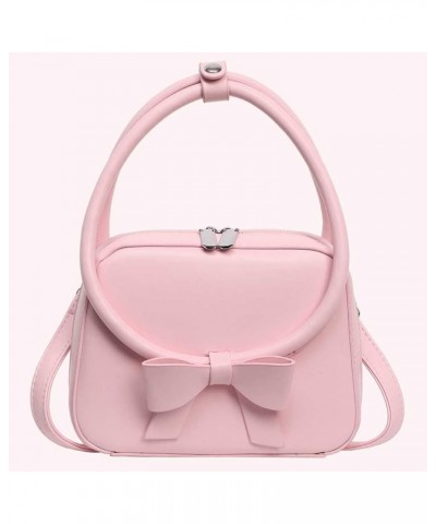 Women Casual Crossbody Bag PU Leather Simple Hobo Bag Adjustable Strap Versatile Sling Bag Ladies Daily Commute Bag Pink $12....