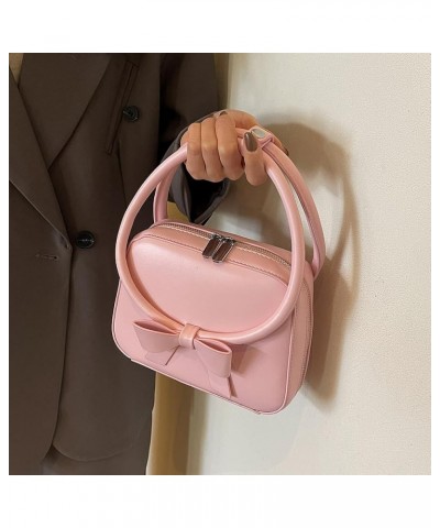 Women Casual Crossbody Bag PU Leather Simple Hobo Bag Adjustable Strap Versatile Sling Bag Ladies Daily Commute Bag Pink $12....