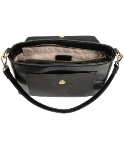 Women's Fashion Purse Lexie Convertible Should Bag with Faux Suede Trim 100 - Black $35.88 Shoulder Bags