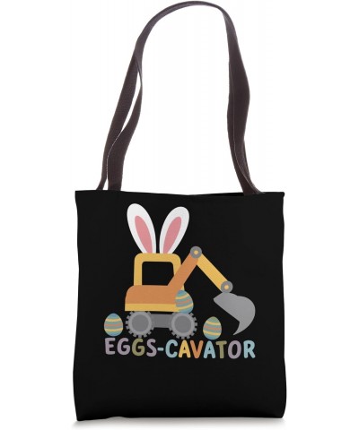 Eggs Cavator Easter Bunny Excavator Cute Boys Kids Toddle Tote Bag $12.95 Totes