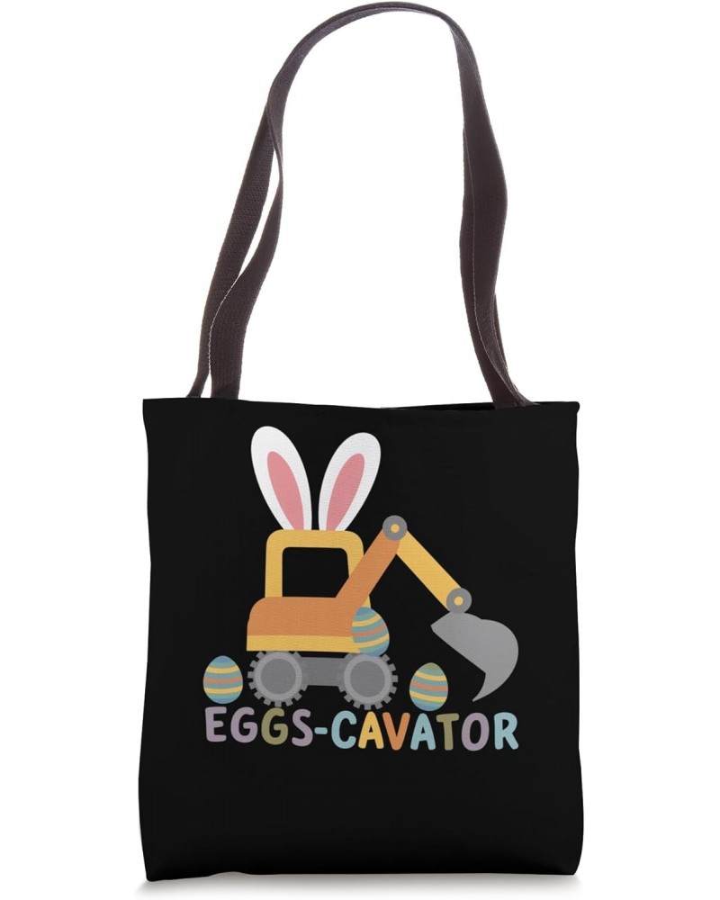 Eggs Cavator Easter Bunny Excavator Cute Boys Kids Toddle Tote Bag $12.95 Totes