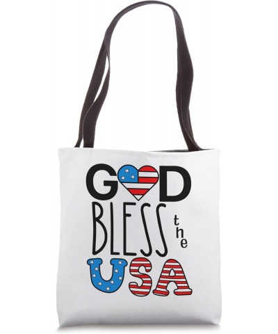 God Bless the Heart Flag Tote Bag $12.97 Totes