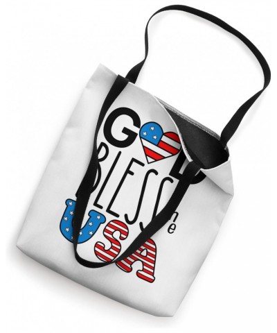 God Bless the Heart Flag Tote Bag $12.97 Totes