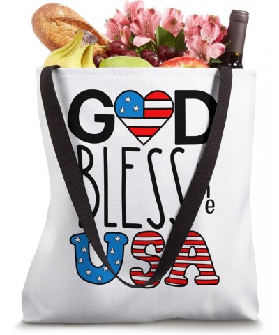 God Bless the Heart Flag Tote Bag $12.97 Totes