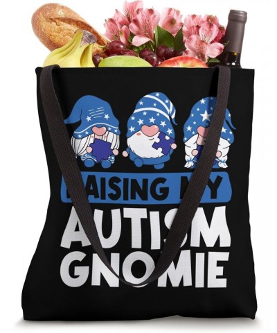 Raising my autism gnomie Autism Awareness Tote Bag $14.00 Totes