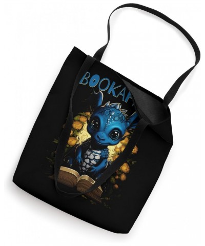 Books Quote Bookaholic Dragon Bookish Reading Tote Bag $14.55 Totes