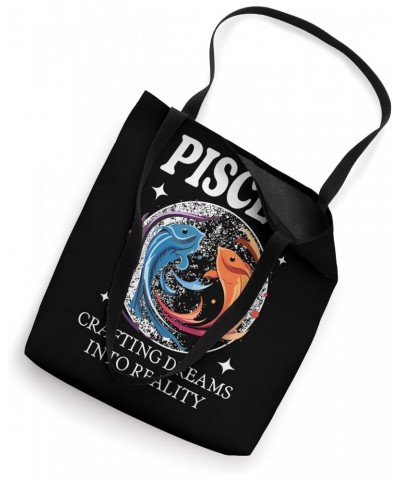 Pisces crafting dreams into reality Tote Bag $13.23 Totes