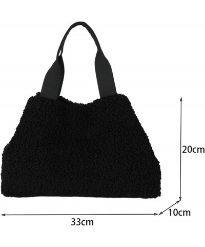 Woolen Tote Bag Handbags for Women Ladies Shoulder Bag Purses and Handbag for Work Shopping (C) C $31.63 Totes