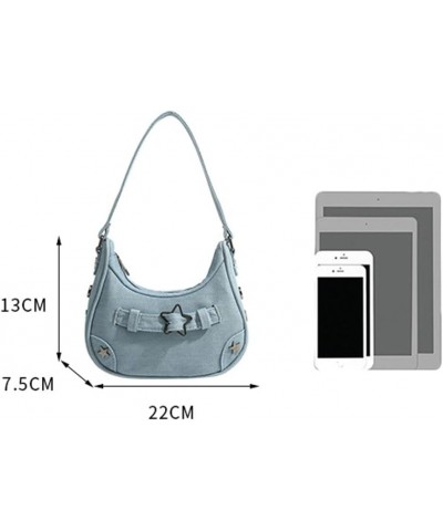 Denim Hobo Bag for Women Canvas Shoulder Crossbody Bags Casual Style Totes Handbag,Jean Purse Hobo bag White $15.94 Shoulder ...