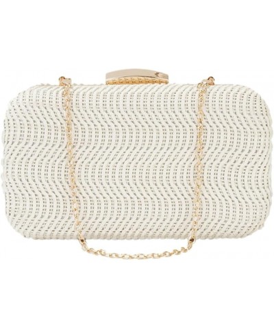 Straw Clutch Purses for Women Vintage Summer Straw Beach Bag Evening Purse Wicker Rattan Envelope Clutch for Wedding White $1...