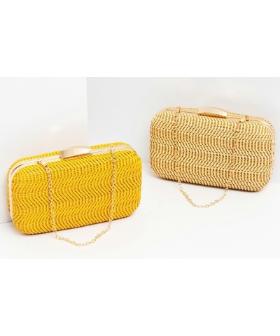 Straw Clutch Purses for Women Vintage Summer Straw Beach Bag Evening Purse Wicker Rattan Envelope Clutch for Wedding White $1...