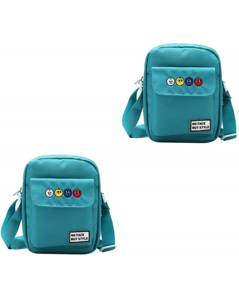 2 Pcs Mini Canvas Shoulder Bag Green Handbag Mini Sling Bag Green Crossbody Bag Canvas Crossbody Bag Greenx2pcs $13.15 Crossb...