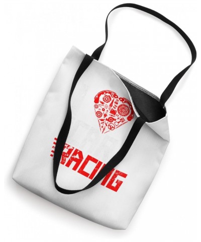 I love car racing - Funny Tote Bag $13.15 Totes