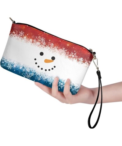 PU Leather Small Crossbody Bag Women's Shoulder Bag with Strap Merry Christmas $14.62 Satchels