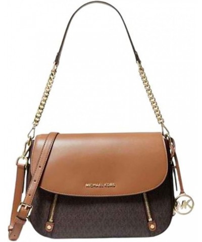 MICHAEL Bedford Legacy Medium Flap Shoulder BAG (brown/acorn) $69.96 Shoulder Bags