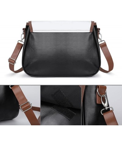 Fashion Crossbody Bags Women's Shoulder Bags Classic City Leather Satchels Hobo Bags Mushroom Girl Color1 $20.64 Hobo Bags