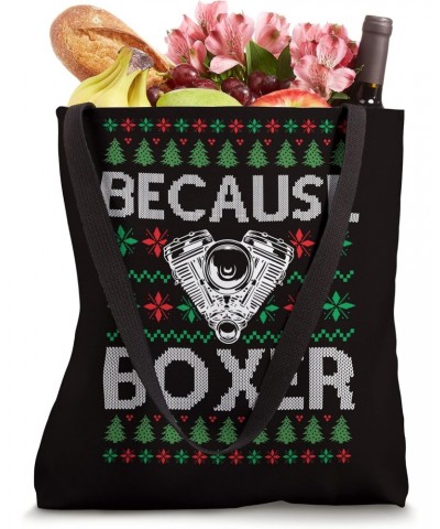 Mechanic V8 Engine Car Tuning Ugly Christmas - Because Boxer Tote Bag $10.04 Totes