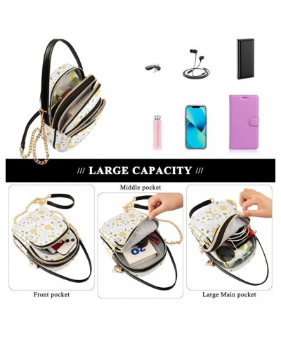 Bee Honey Crossbody Bags for Women Small Shoulder Bag Chain Purse Hand Bag for Work Gifts Travel $14.03 Shoulder Bags