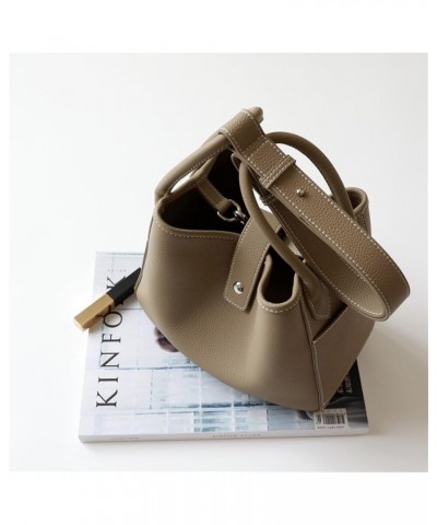 Totcana Sugar Bucket Bag Female -shoulder Handbody Hand Tongqin Underarian Bun Tote Bag 03 $61.10 Totes