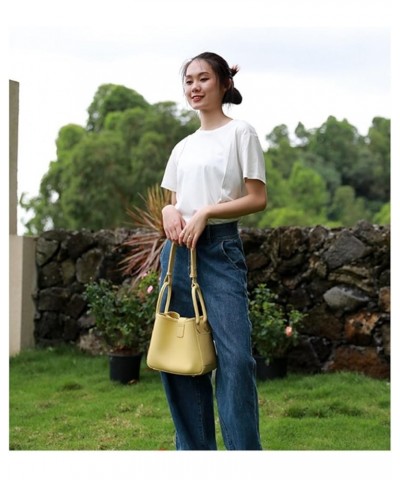 Totcana Sugar Bucket Bag Female -shoulder Handbody Hand Tongqin Underarian Bun Tote Bag 03 $61.10 Totes