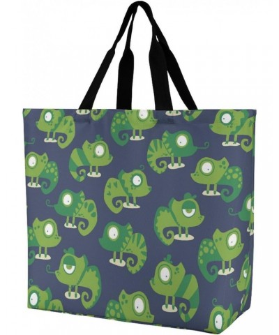 Greenery Chameleon Shoulder Shopping Bag Fashion Tote Bag Commuter Bags for Women $10.34 Totes