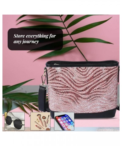 Shop LC Hong Kong Closeout Collection Zebra Print Leather Crossbody Bags for Women Birthday Mothers Day Gifts for Mom Black &...