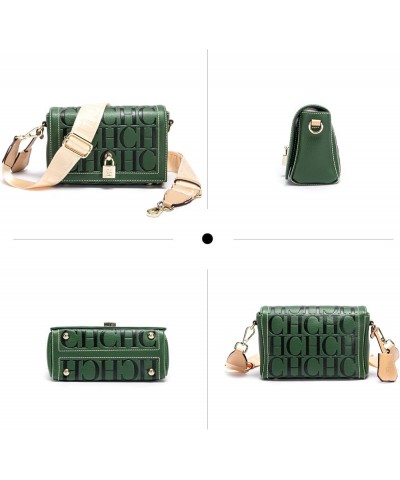 Womens Letter Printed Casual Daily Shoulder Bag Crossbody Bag Multiple Color Options Dark Green $30.70 Crossbody Bags