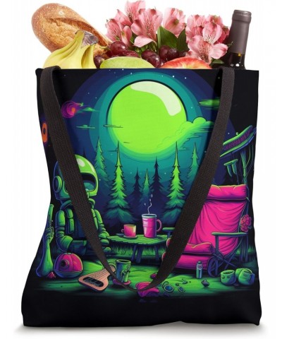 Camping UFO Gear Alien Abduction Tote Bag $10.62 Totes