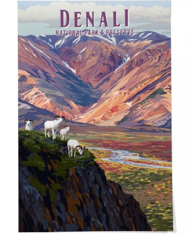 24x36 Inch Giclee Print, Denali National Park, Alaska, Painterly National Park Series $28.49 Totes