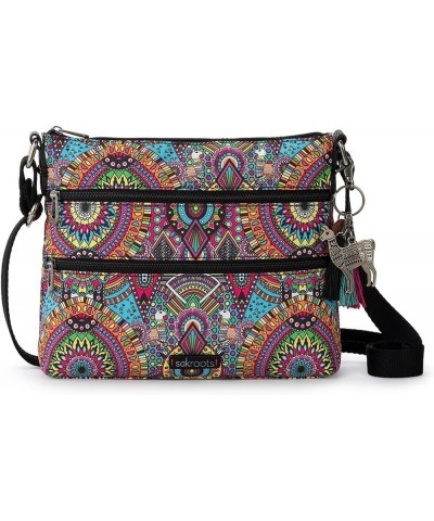 Artist Circle Basic Crossbody in Eco Twill, Adjustable Crossbody Strap Rainbow Wanderlust $44.22 Crossbody Bags