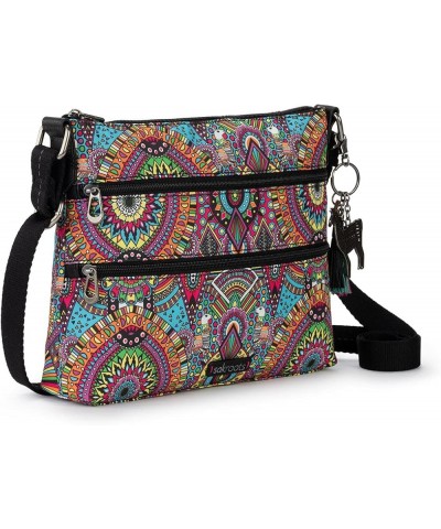 Artist Circle Basic Crossbody in Eco Twill, Adjustable Crossbody Strap Rainbow Wanderlust $44.22 Crossbody Bags